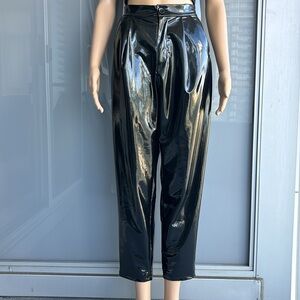 H&M Liquid Black Trousers